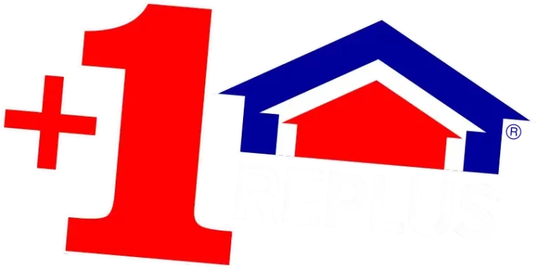 Logo REPLUS +1 Blanco